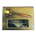 Gavel Plaque - Plaque Board 8' x 10"